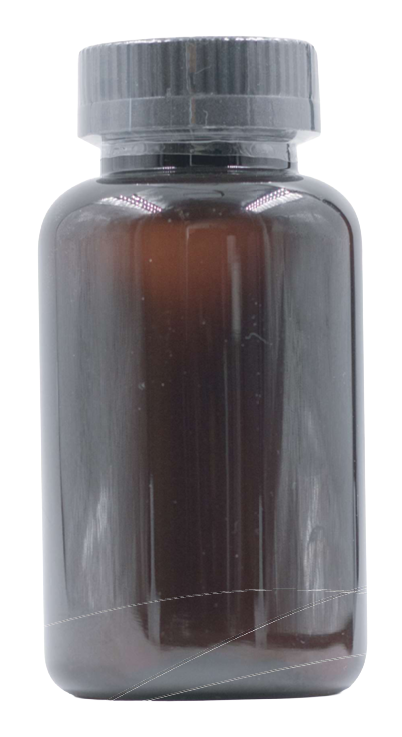 Envase 220ml ámbar tapa negra