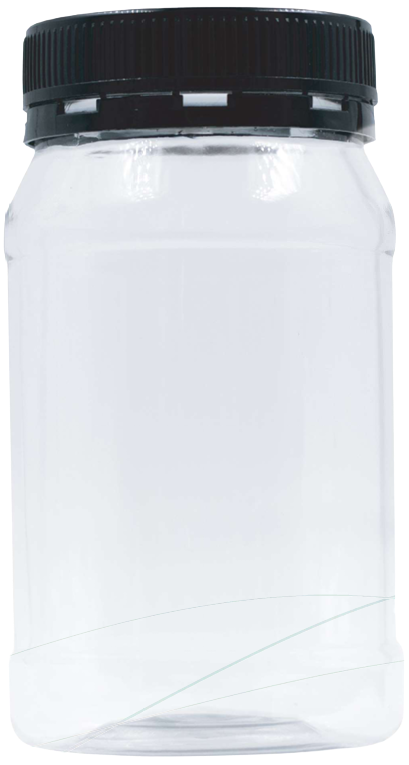 Envase 400ml tapa negra