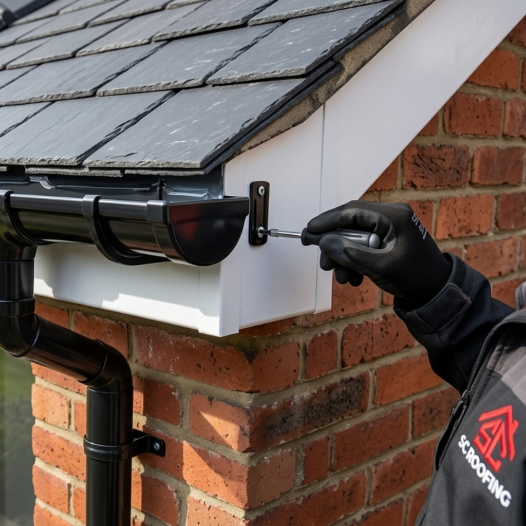 Guttering installation