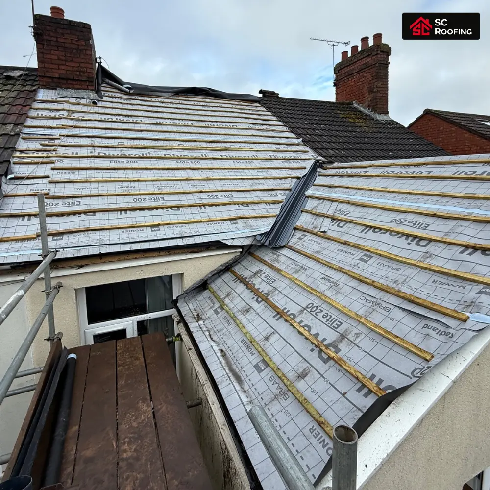 Re-roofing membrane installation