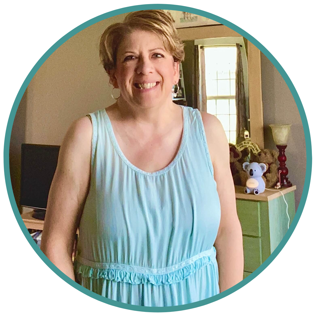 Carol in the same post as the before picture, but it fits much more loosely