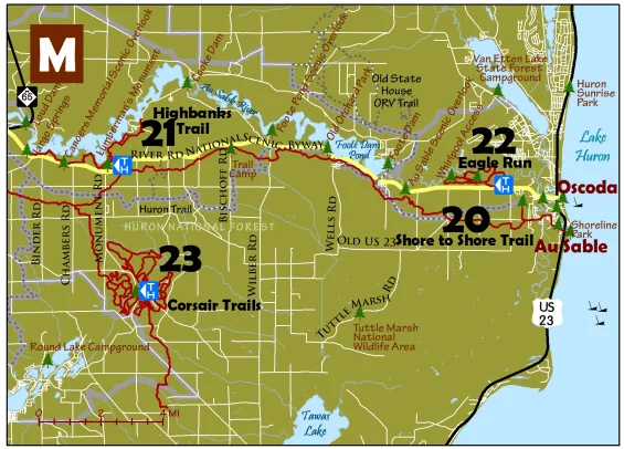 Inland Walking and Biking Guide