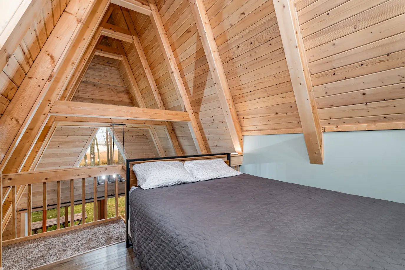 Secondary view of the spacious loft bedroom area
