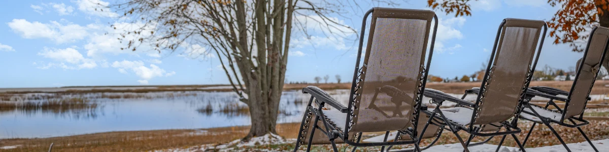 Cozy Home On Lake Huron II — lakefront panorama