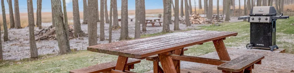 Life's a Hoot A-Frame Cabin — lakefront panorama