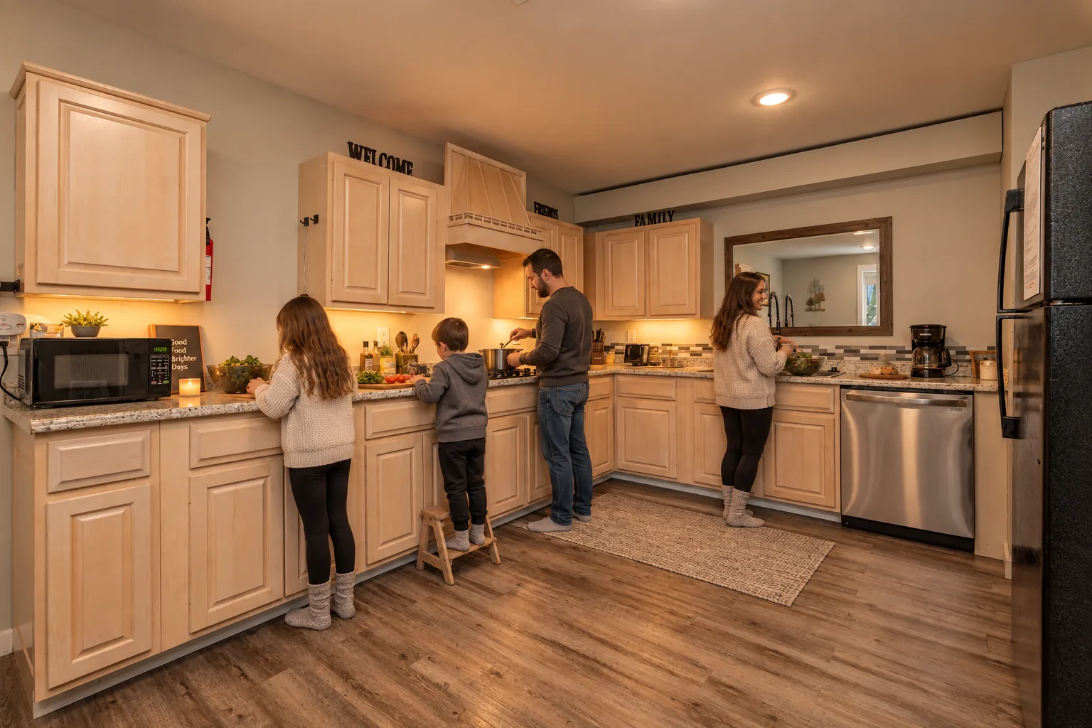 Cozy Home II fully equipped kitchen