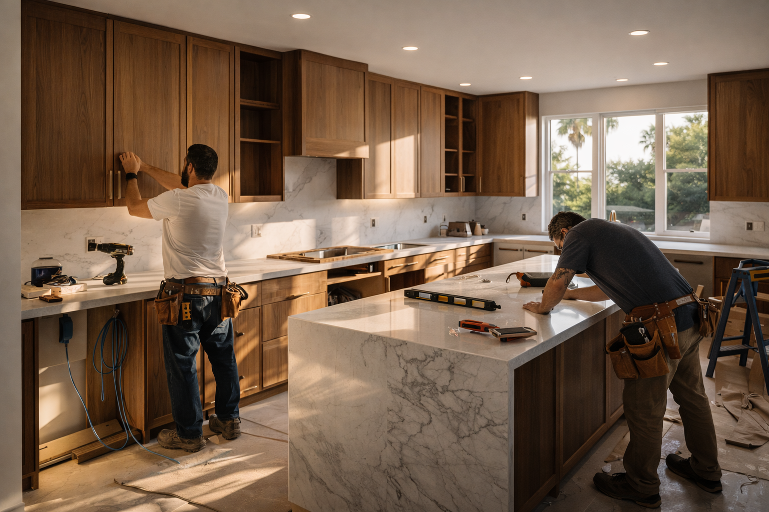 kitchen remodeling project in los angeles with cabinets and countertops installation kitchen remodeling project in los angeles with cabinets and countertops installation