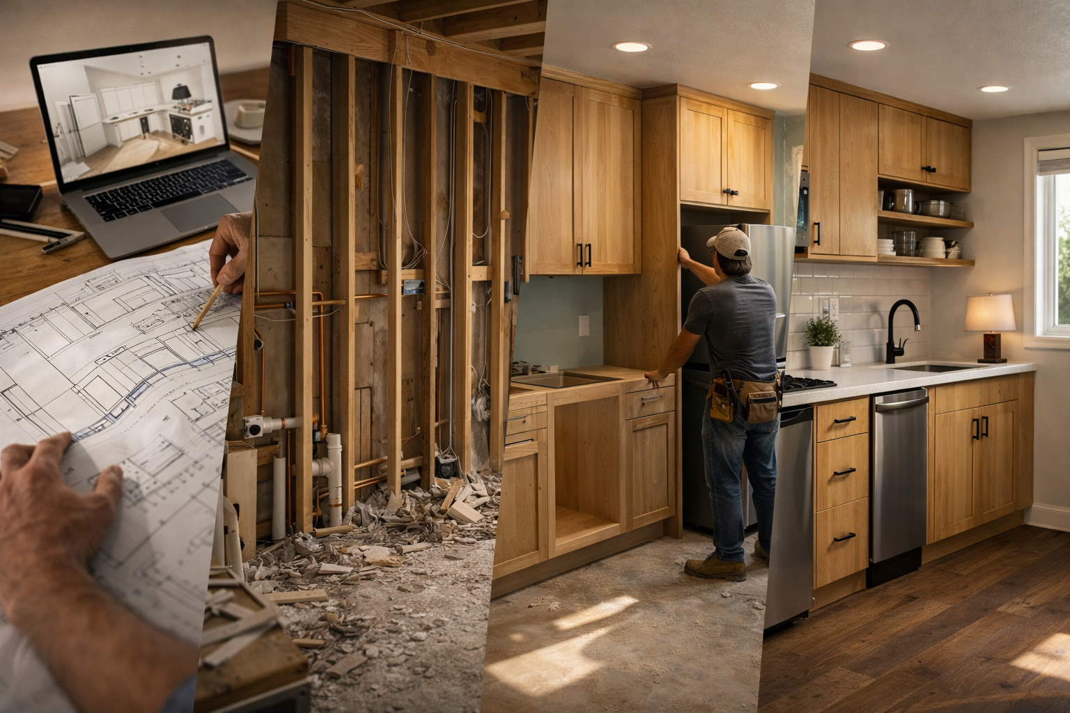 kitchen remodeling timeline los angeles showing planning demolition and installation stages kitchen remodeling timeline los angeles showing planning demolition and installation stages