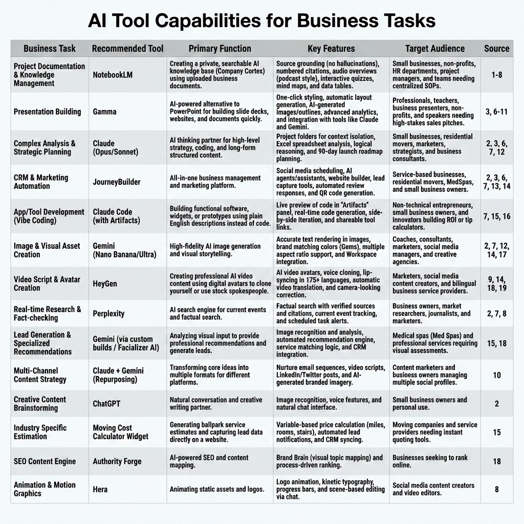 What AI Tool is Best for a Certain Task