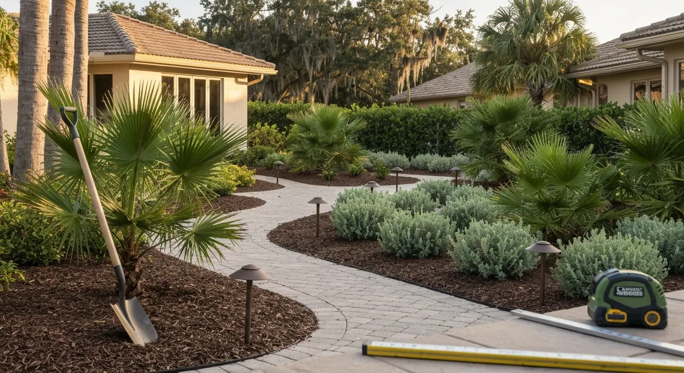 Custom landscape design in Sarasota