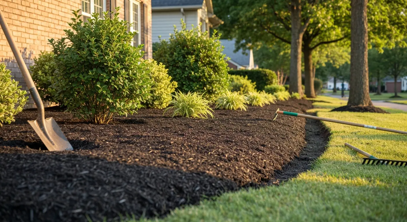 Landscape installation in Arlington Park