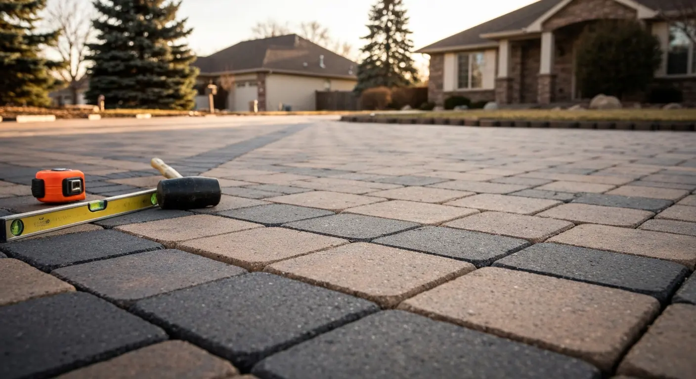 Paver installation in Englewood