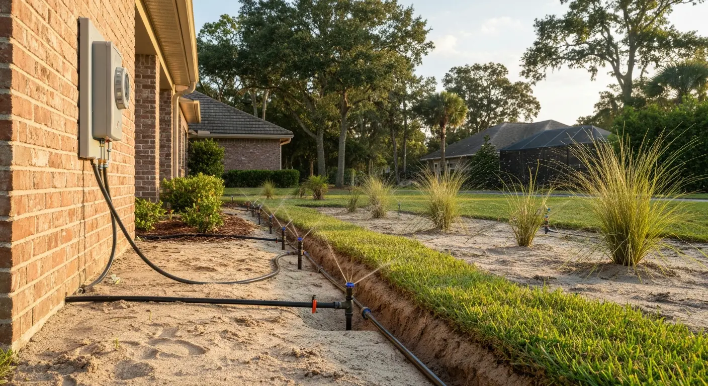 Irrigation installation