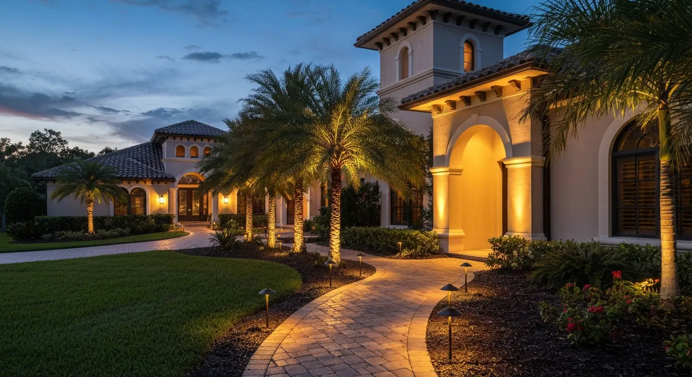 Outdoor landscape lighting for Sarasota properties