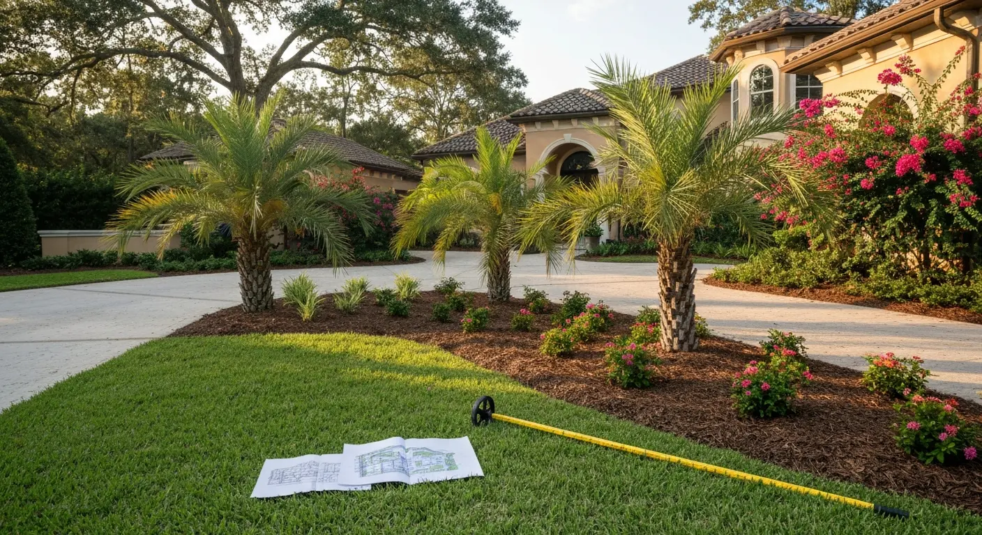 Landscape design project in Palmer Ranch