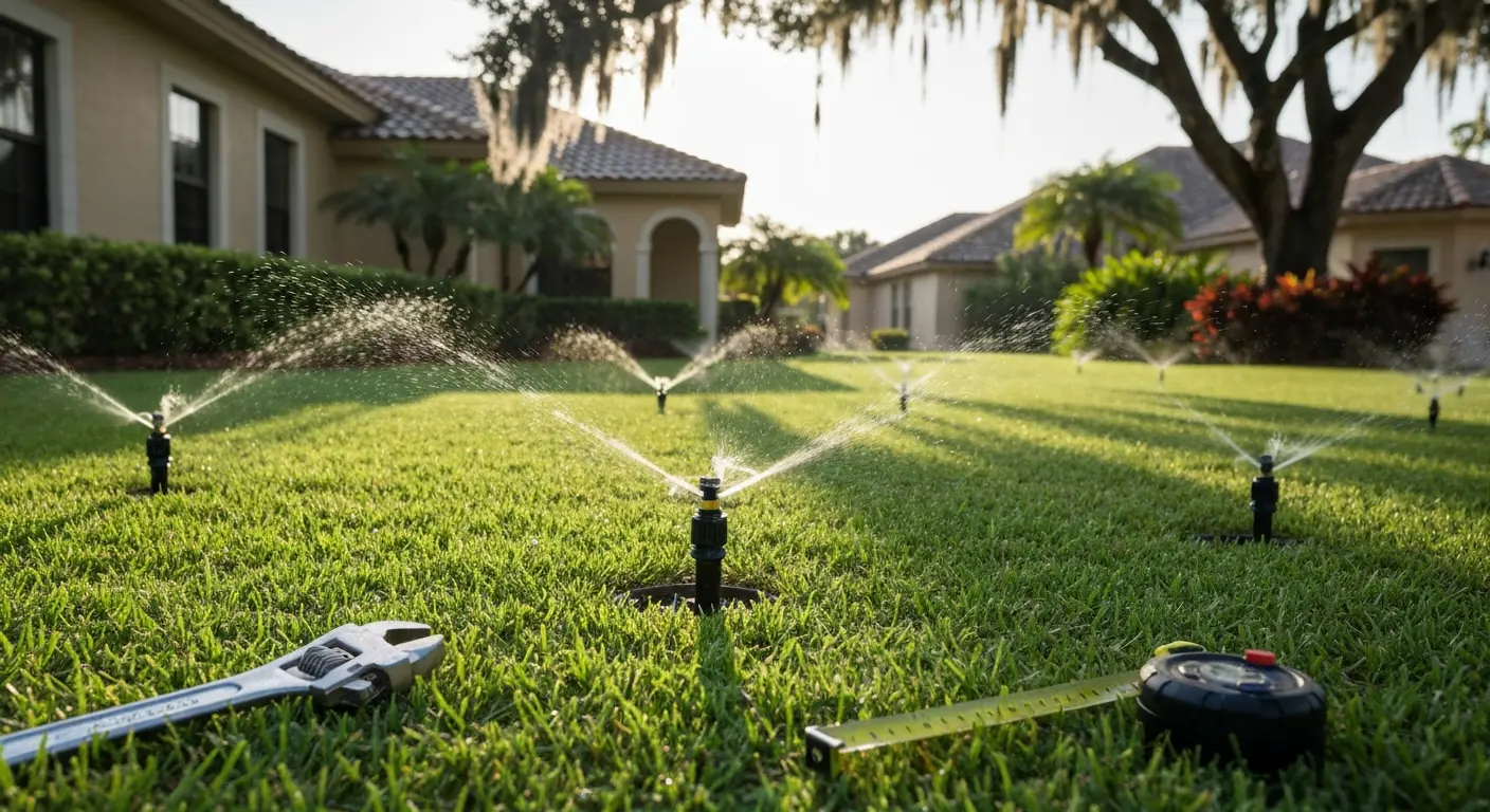 Sprinkler system installation