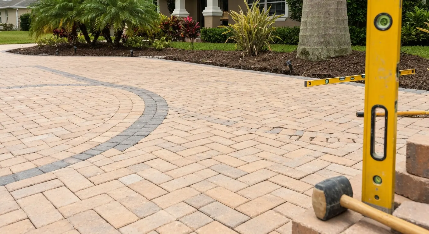 Paver installation