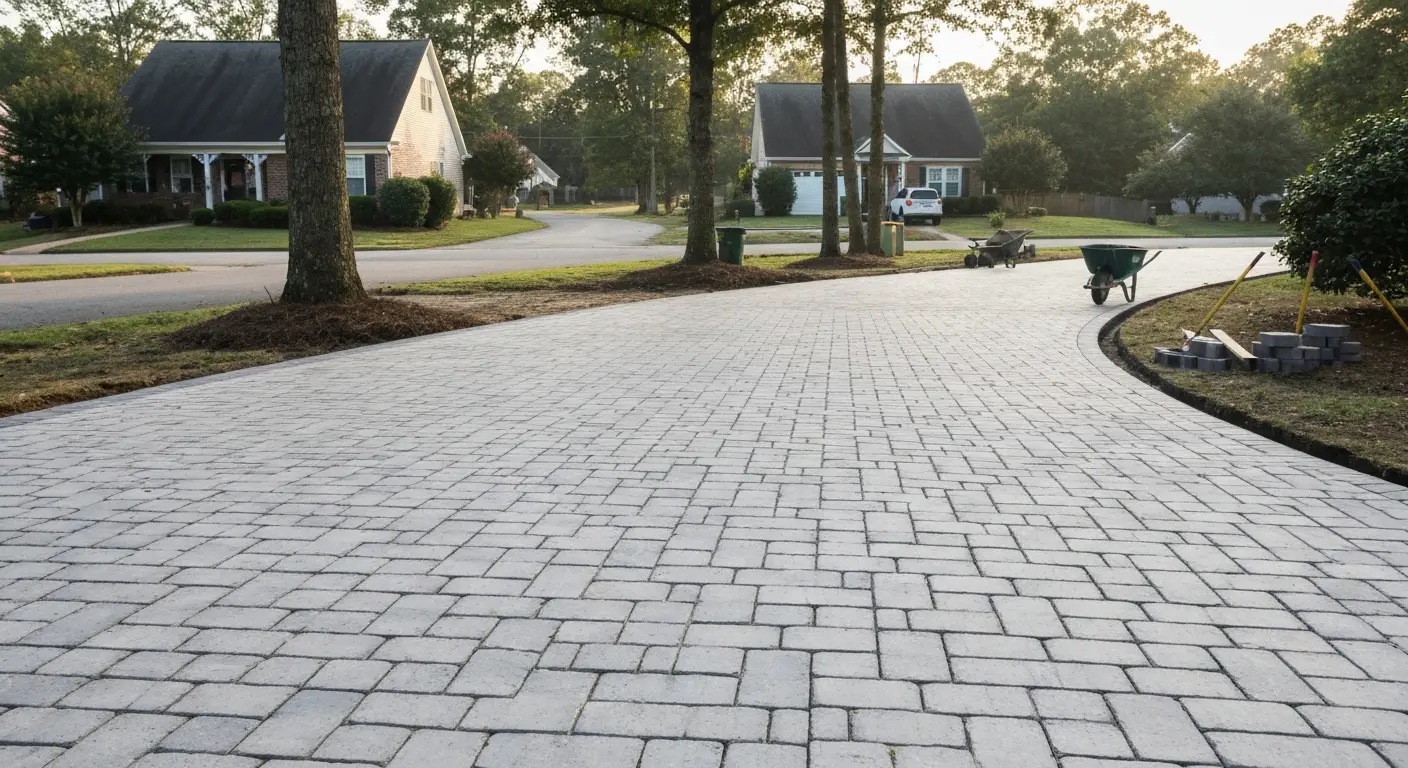 Paver installation