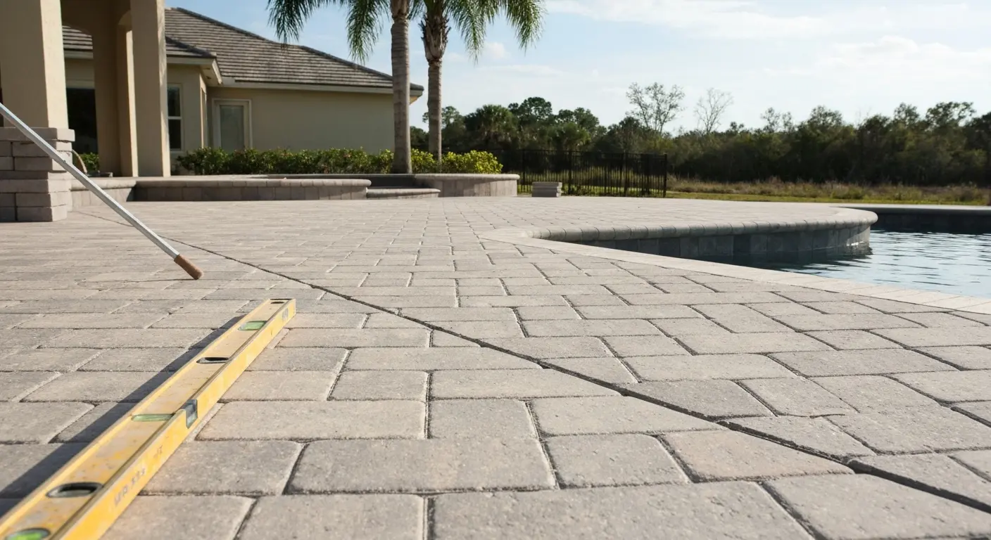 Pool deck pavers