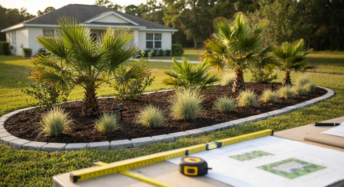 Custom landscape design in North Port