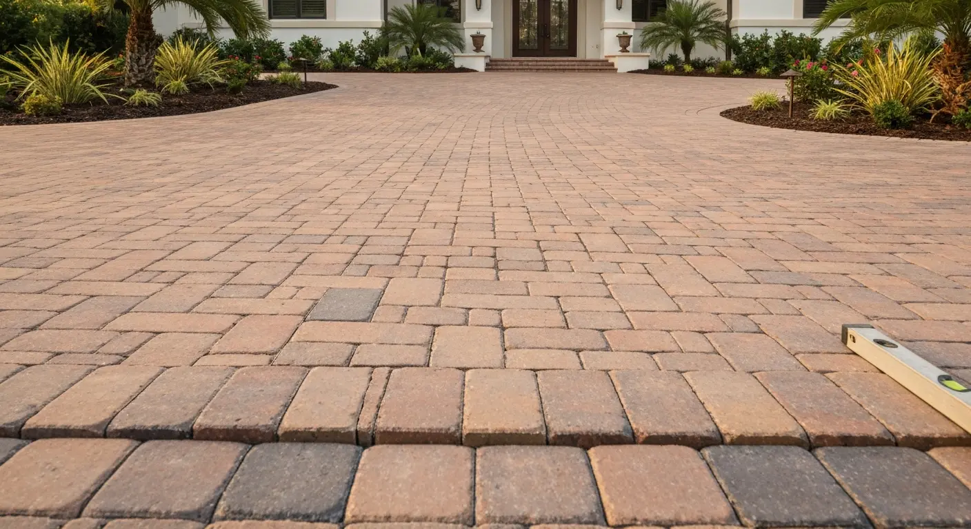 Home value increase with pavers