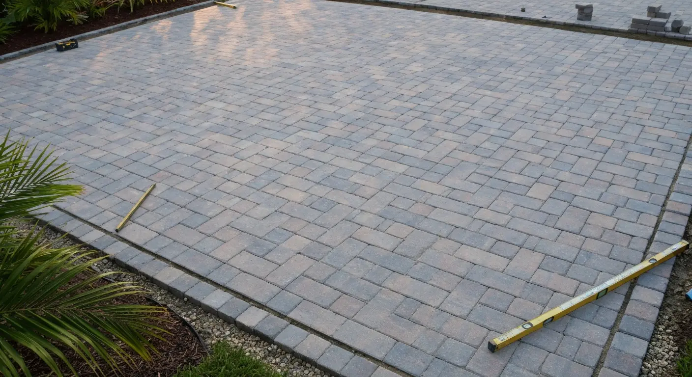 Paving installation