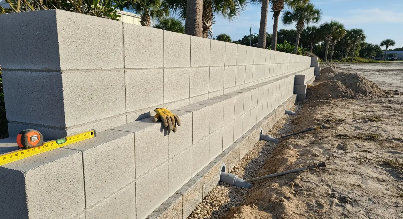 Engineered modular wall in Sarasota