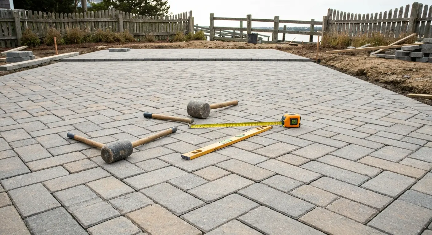 Paving installation