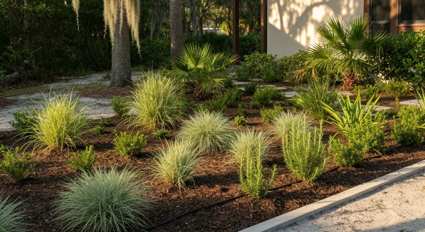 Native plant installation in Sarasota