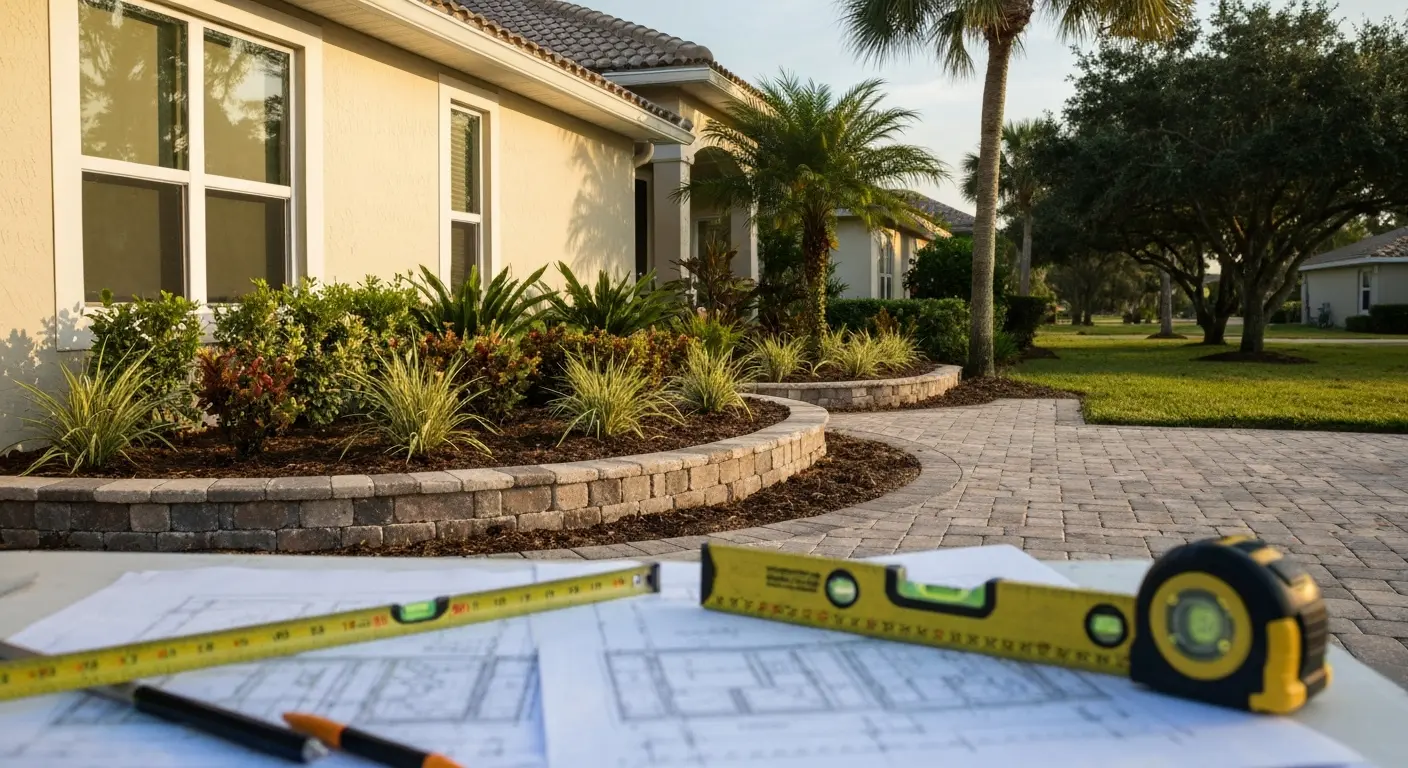 Custom landscape design in Sarasota