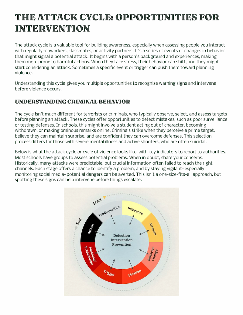 The attack cycle