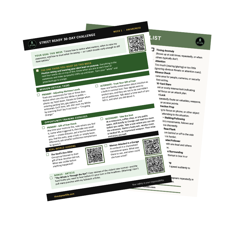 Weekly field cards and printable checklists