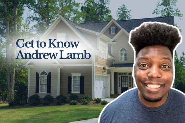 A professional headshot of a smiling Black man with a high-top fade hairstyle featuring blonde tips. He is wearing a navy blue blazer over a light lavender button-down shirt, set against a softly blurred outdoor greenery background. A professional headshot of a smiling Black man with a high-top fade hairstyle featuring blonde tips. He is wearing a navy blue blazer over a light lavender button-down shirt, set against a softly blurred outdoor greenery background.
