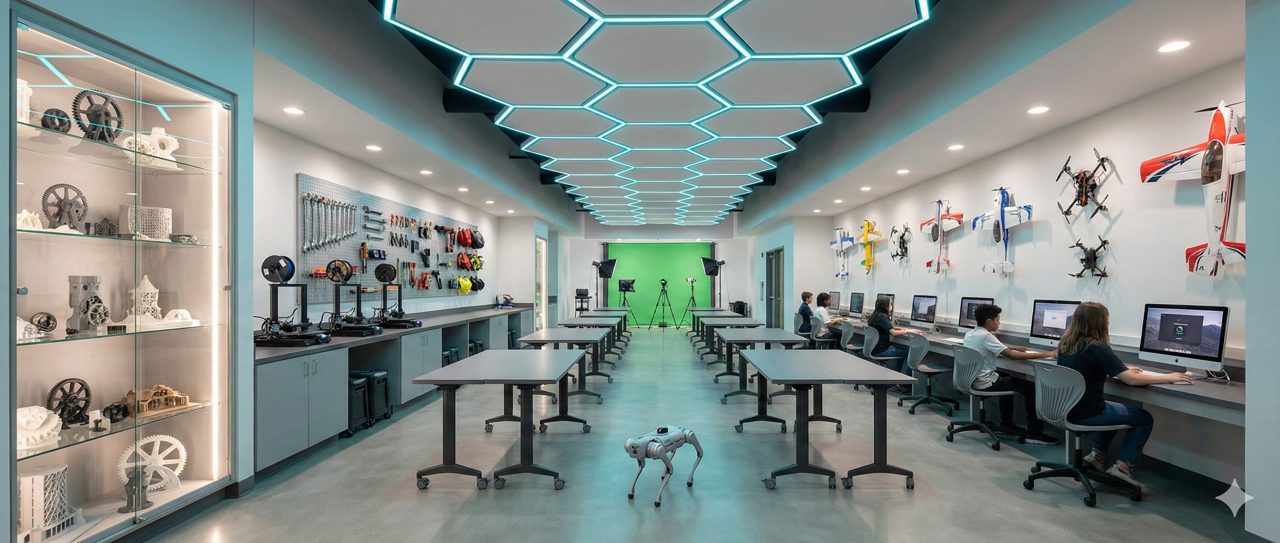 Indicative Grobots Composite Skill Lab layout