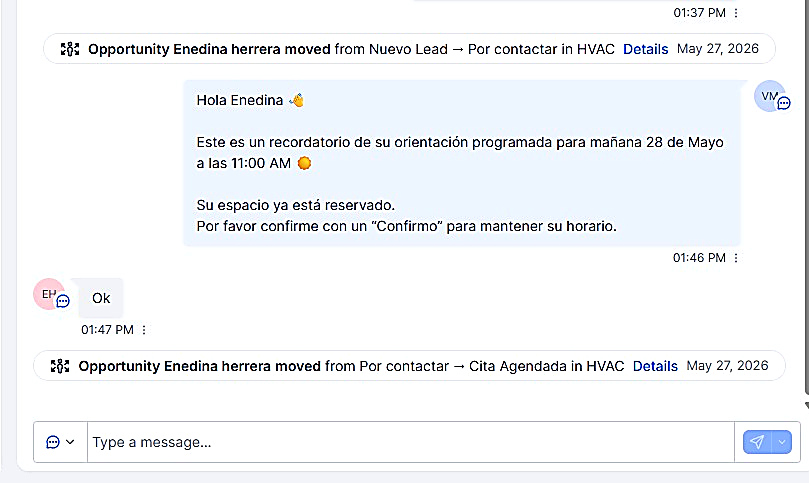 SMS y conversaciones automatizadas
