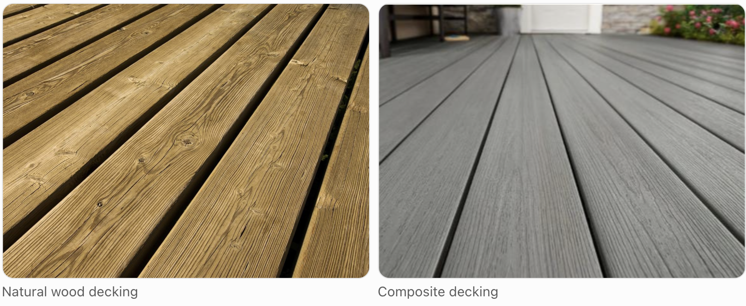 Wood vs. composite