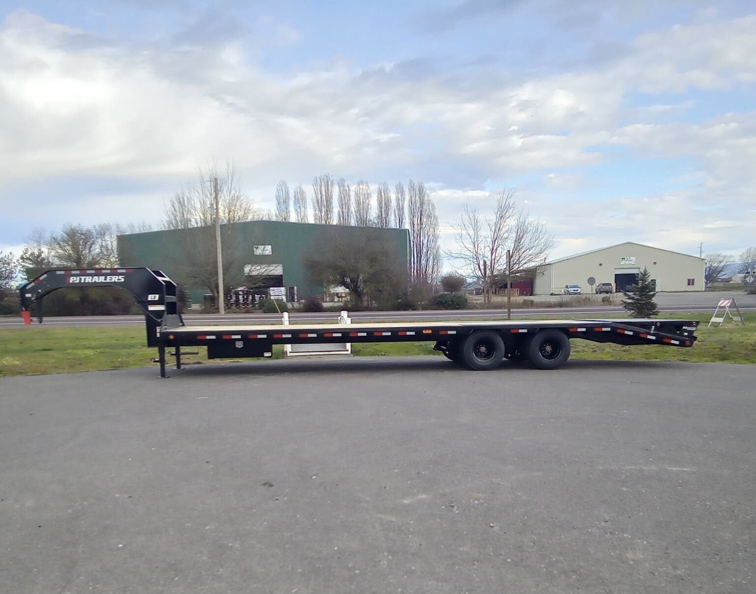 Trailers on the lot at Elite Rentals MN in Elk River, MN
