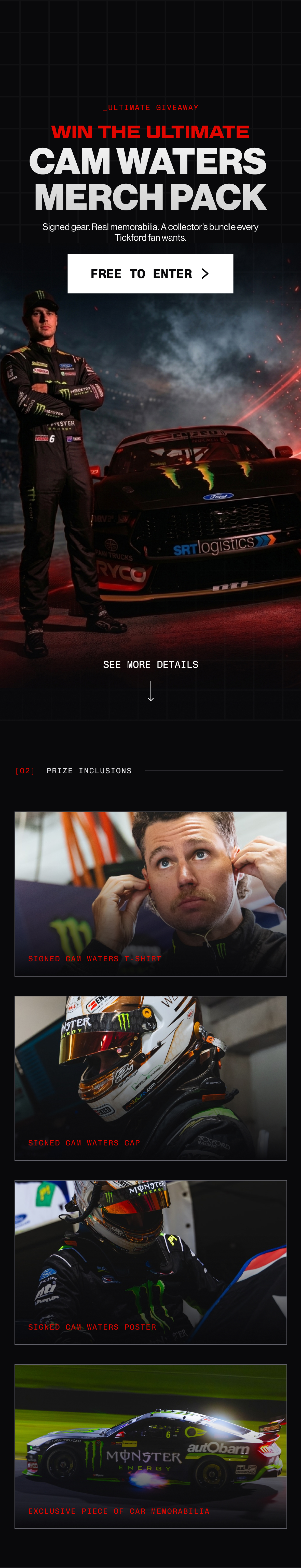 Tickford Ultimate Cam Waters