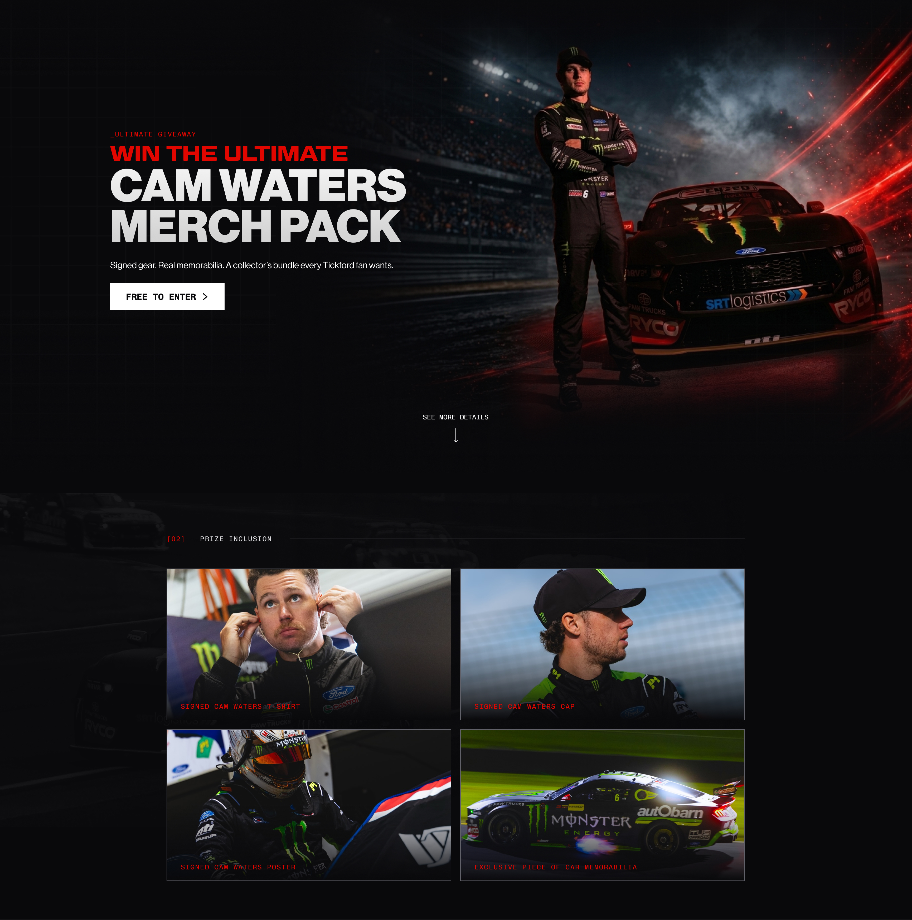 Tickford Ultimate Cam Waters