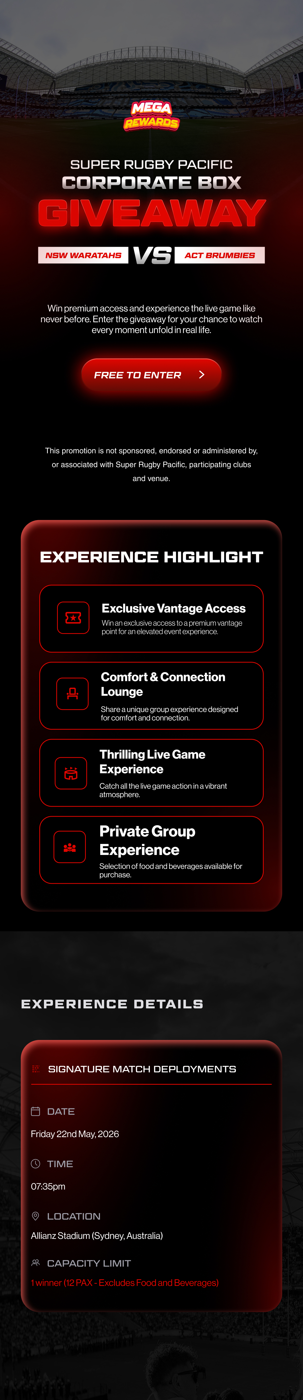 Grand Final Experience