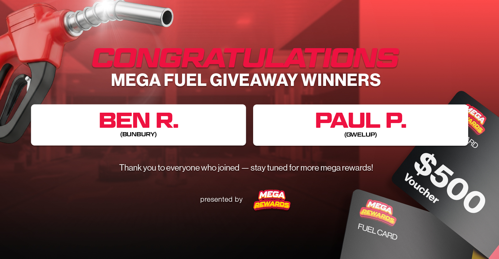 Mega Fuel Giveaway
