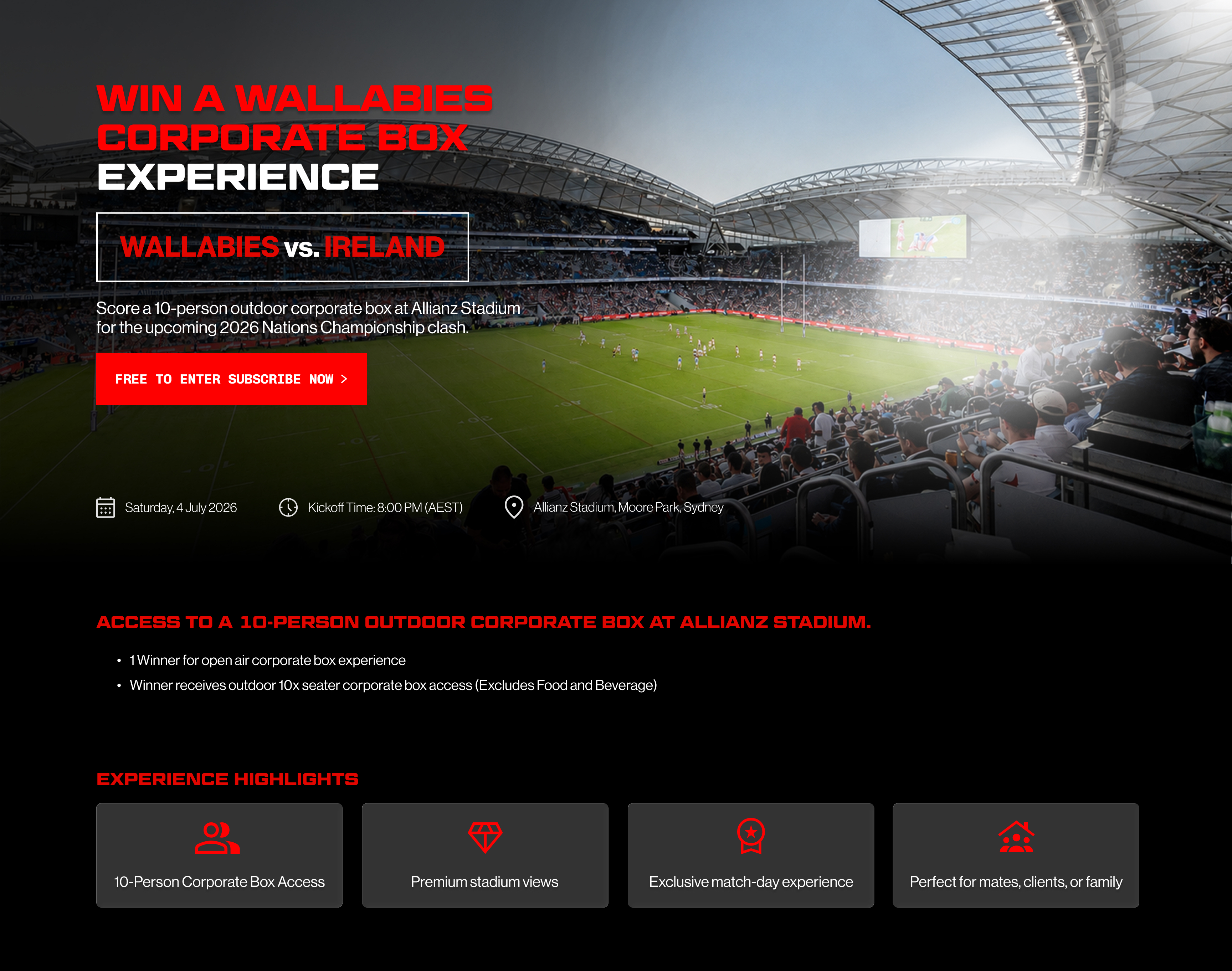 Footy Ticket Giveaway