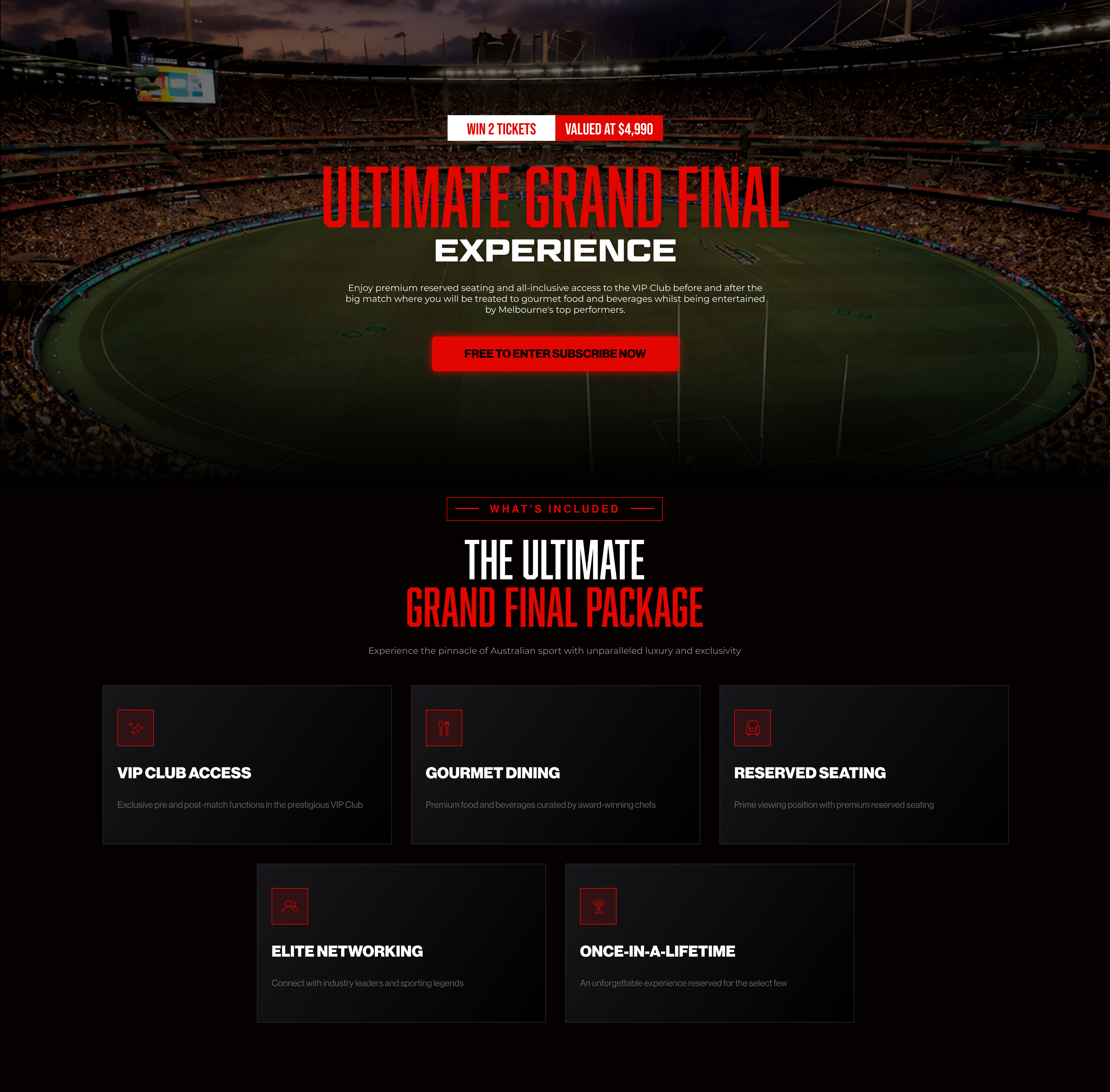 Grand Final Experience