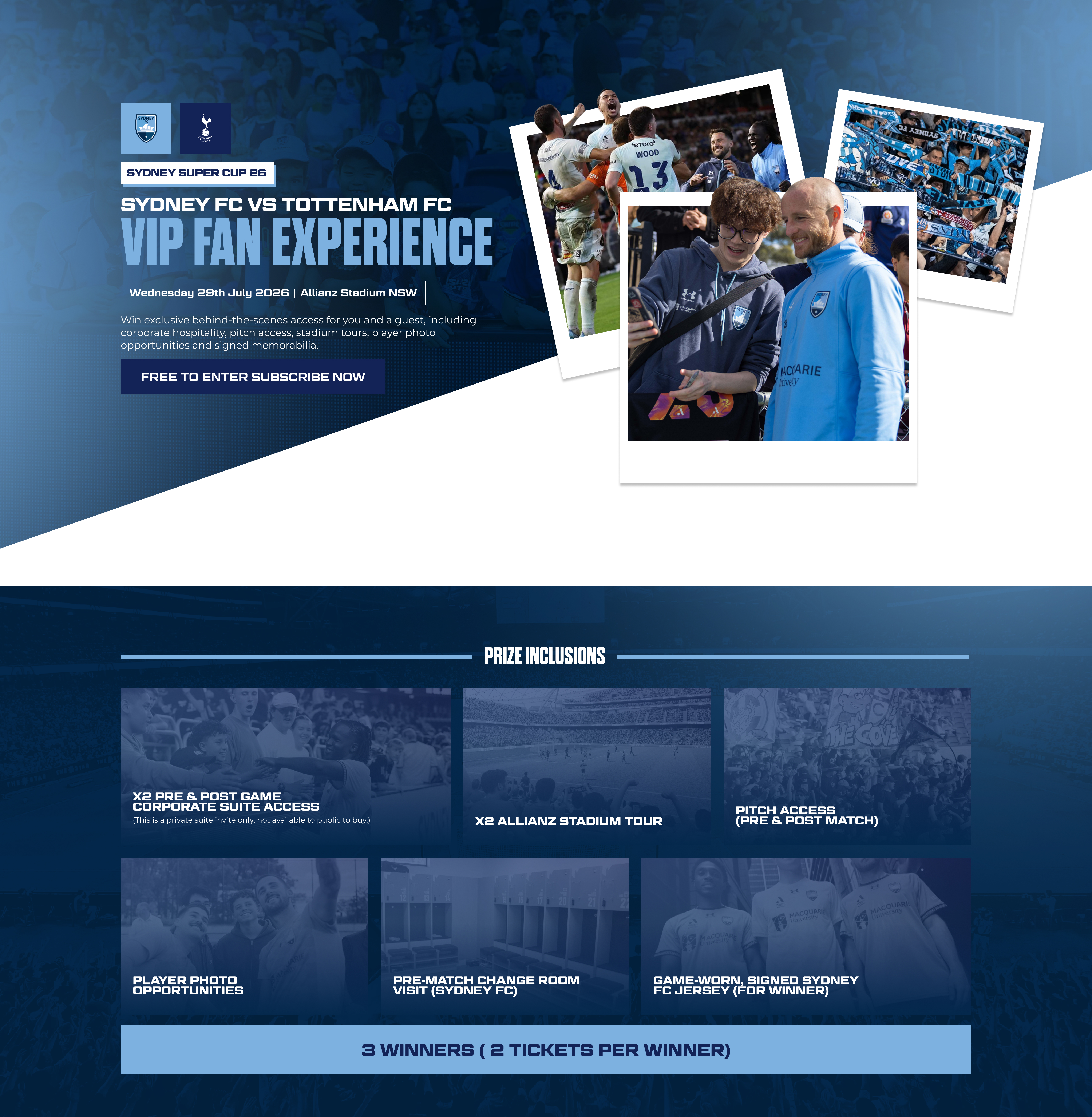 Sydney Super Cup Fan Experience