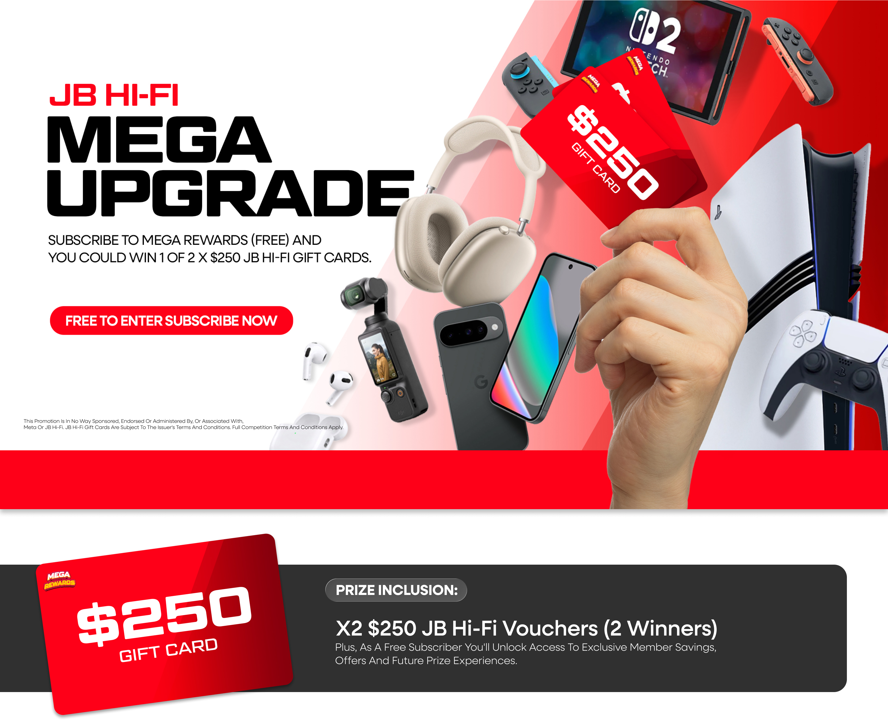 Mega Rewards JB HI-FI Vouchers