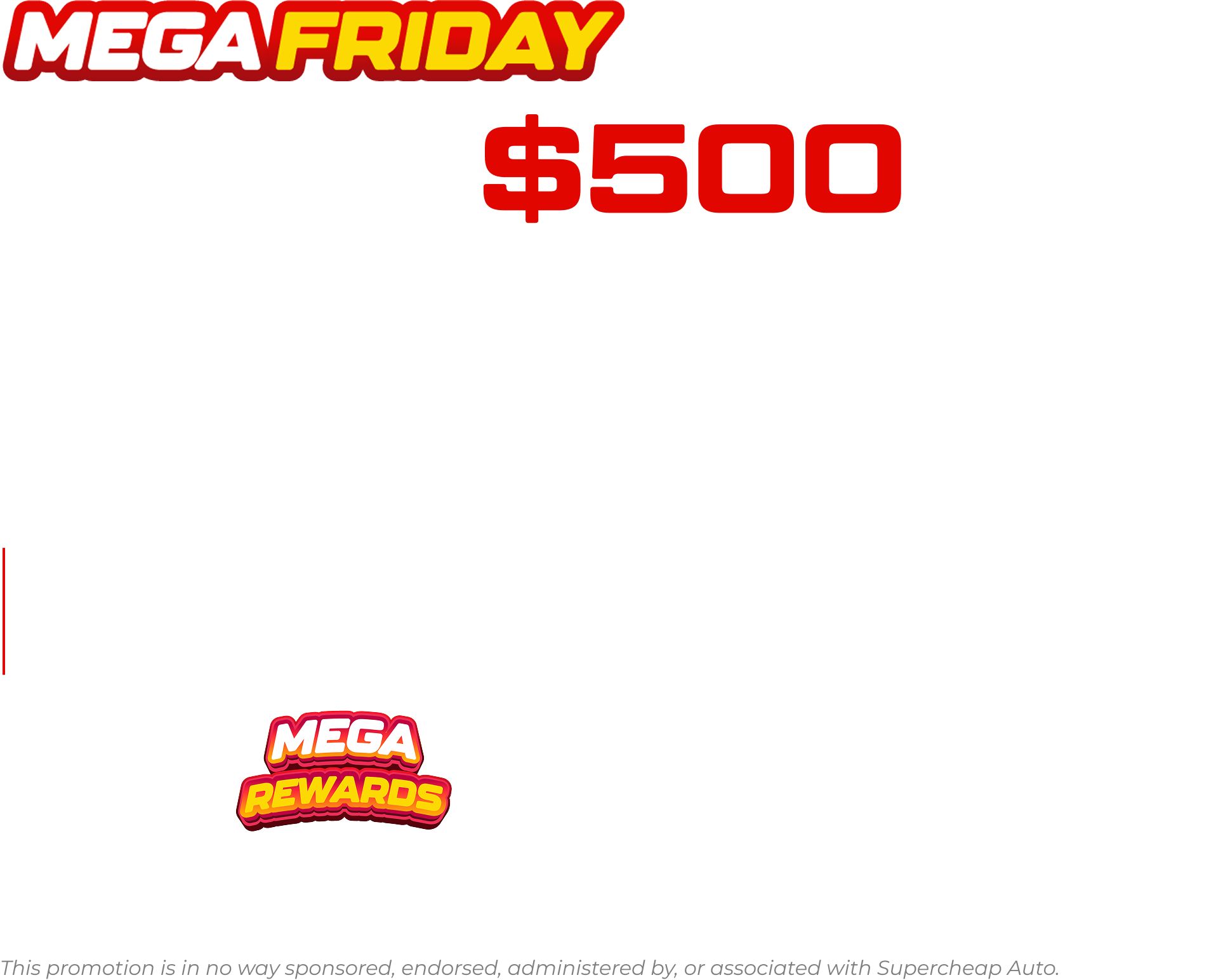 Win a $500 Supercheap Auto Voucher - Mega Rewards