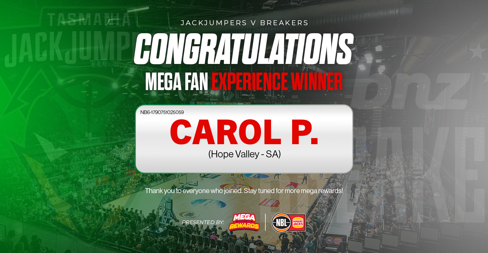 Mega Fan Experience | Tasmania JackJumpers versus New Zealand Breakers