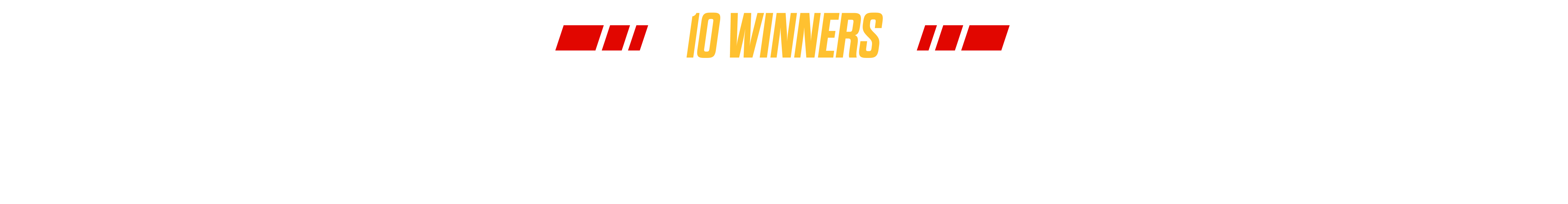 What You Could Win