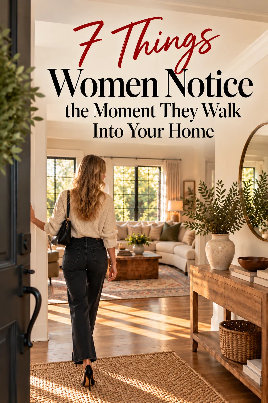 7 Things Women Notice the Moment They Walk Into Your Home - Handled Free Guide