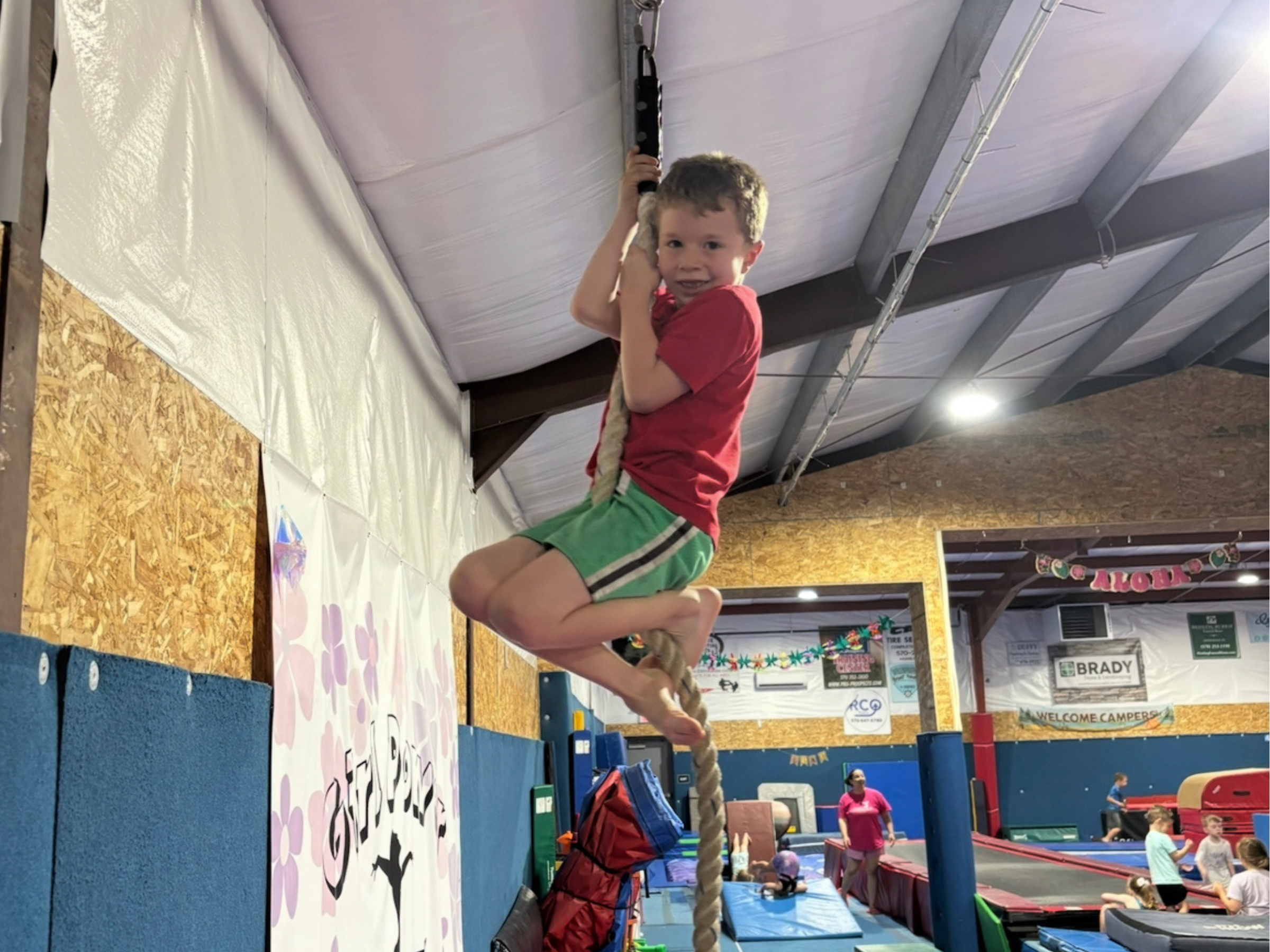 Kids ninja at Balance Gymnastics 